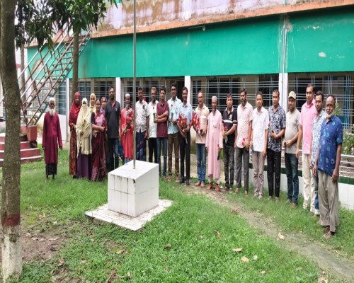এডহক কমিটি সভাপতী বরণ অনুষ্ঠানে